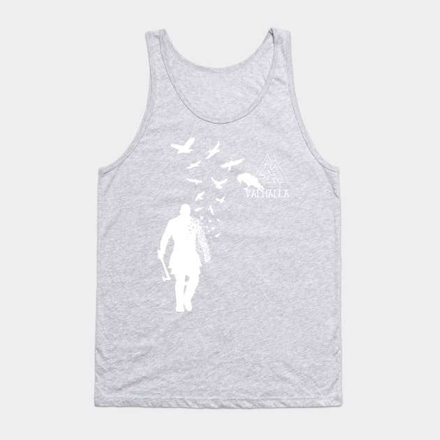 Viking Ragnar Lodbrok Journey to Valhalla Tank Top by Xeire